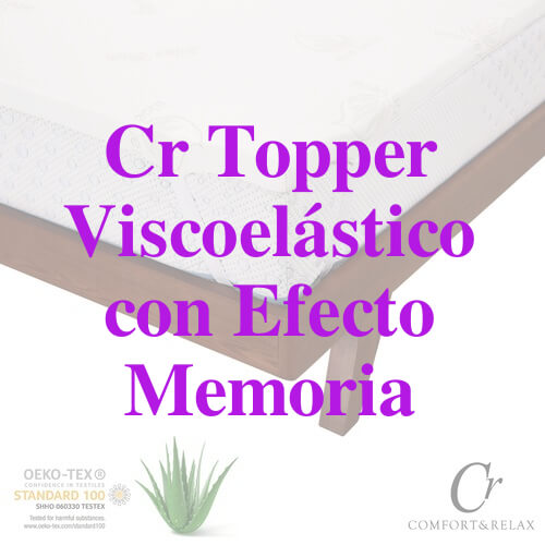 Cr Topper Viscoelástico con Efecto Memoria alta densidad