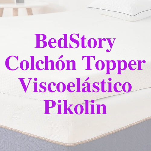 BedStory Colchón Topper Viscoelástico Pikolin