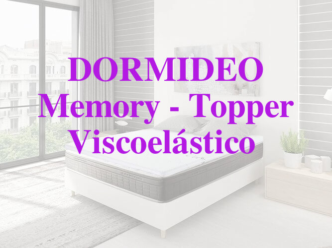 DORMIDEO Memory - Topper Viscoelástico   aloe vera